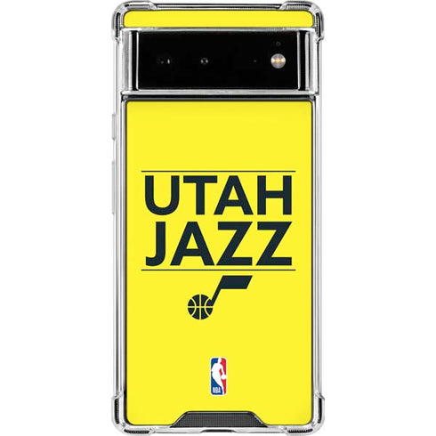 NBA Utah Jazz Standard - Yellow Google Pixel 6 Clear Case